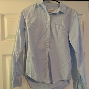 Light blue button up for women